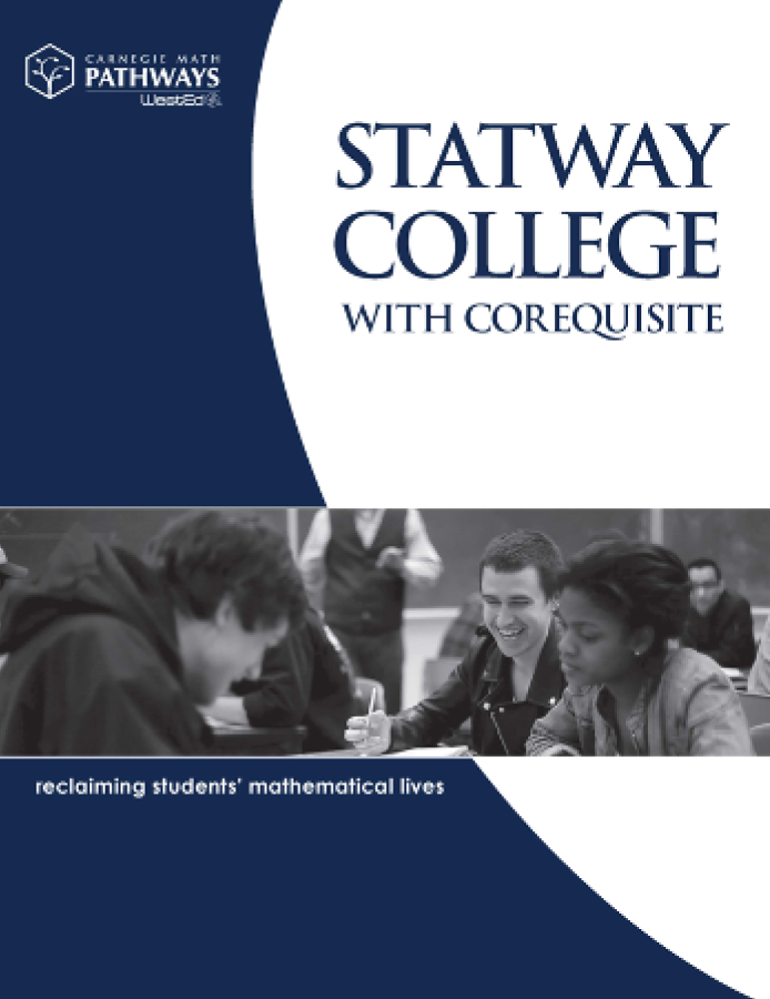 Statway College w/Corequisite book cover